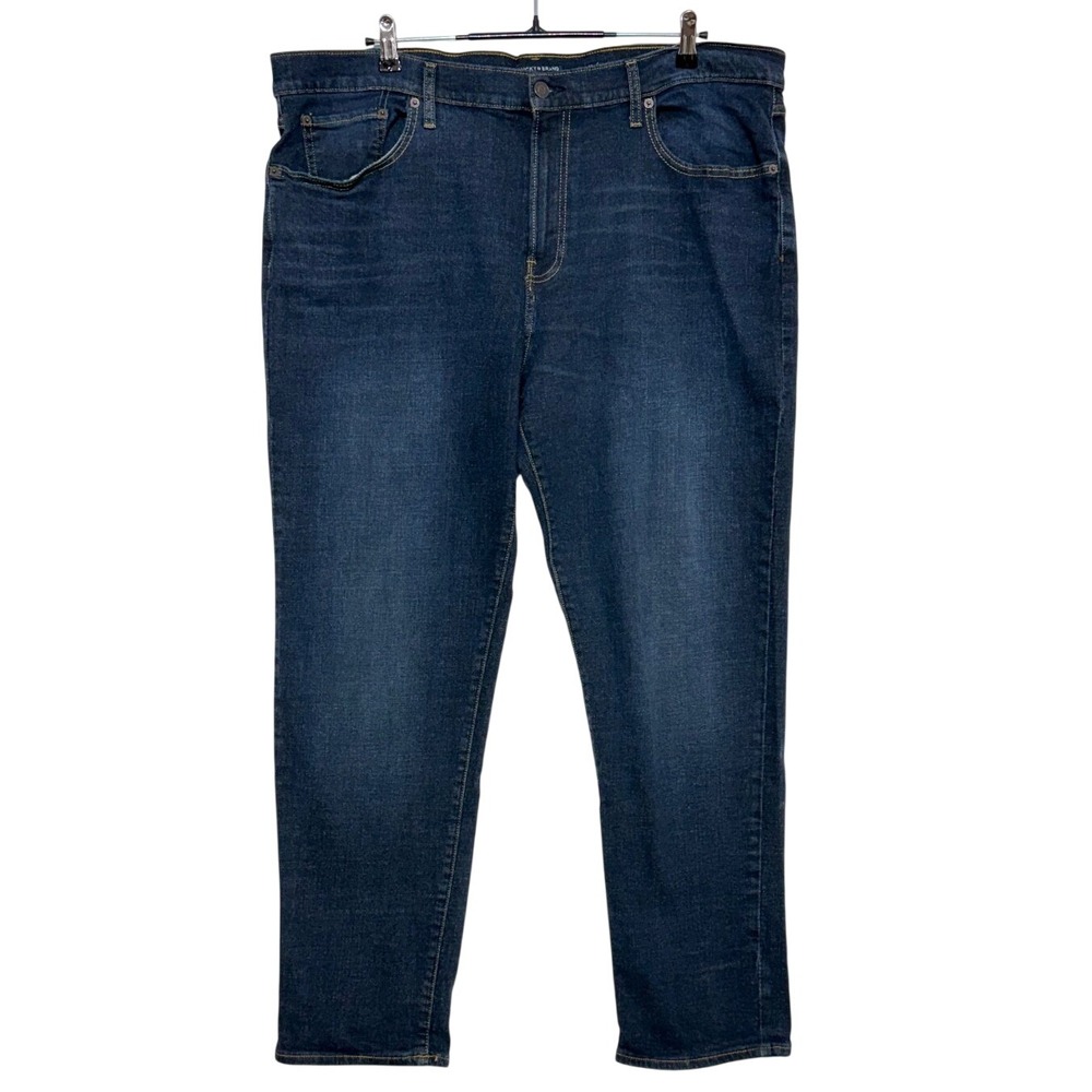 Lucky Brand 223 Straight Jeans Men Measure 42X31 Tag 42x32 Blue Stretch Workwear
